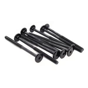 3 x 40PCS M6x80mm Stainless Steel Flat Head Hex Socket Hex Bolt Screws Countersunk Connector Fasteners for Furniture