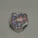 6 Pcs Ceramic Coasters with Holder Absorbent Drink Round Mexican Sugar Skulls Flowers Design for Home Table Coffee Cup Beer Bar,Size 4.4 inches