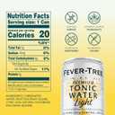 Fever-Tree Naturally Light Tonic Water, 5.07 Fl Oz (Pack of 8) (EXP 10/01/27)