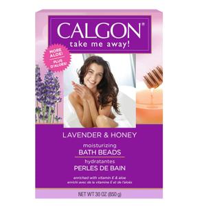 2 x Calgon Ultra-Moisturizing Bath Beads, Lavender & Honey, 30 oz