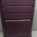 Samsonite Freeform Medium Luggage with Dual 360 Spinner Wheels - Checked Suitcase - TSA Lock, Airline-Approved - Lightweight Durable Polypropylene Expandable Hardshell - Amethyst Purple