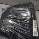 Garment Bags for Hanging Clothes (8 packs,43 inches) Black Suit Bags for Closet Storage and Travel with Clear Window for Sweater Coat Suits Shirt