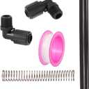 Chlorinator Parts 320 & 322, Chlorinator Parts Include R172272 90-Degree Tube Connector, R172091 OD Tube, R171097 Tube Support, Plumbers Tape Compatible with Pentair Rainbow Auto Feeder