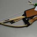 BOWRILLA Wooden Bow and Arrow for Kids with 10 Arrows, Quiver, 3 Targets & Storage Bag | Kids Bow and Arrow Set for Right- and Left-Handers | Indoor and Outdoor Toys for Children Boys & Girls