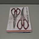 2 x Heavy duty kitchen scissors 2-pack,High Stainless Steel sharp blade,Dishwasher safe meat scissors Cooking shear for Chicken Fish Meat Color RED
