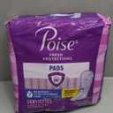 Poise Incontinence & Postpartum Pads for Bladder Leaks, 7 Drop Ultra Absorbency, Long Length, 39 Count