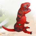 Inflatable Dinosaur Costume,Dinosaur Inflatable Costume T Rex Costume for Adult Halloween Costume Funny Blow up Costume for Halloween Party Cosplay (Red)