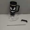 40OZ Jack Tumbler Stainless Steel Water Bottle Travel Mug Iced Coffee Cup with Handle Straw Lid Insulated Reusable Hot Cold Beverages Tumbler Smily