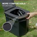 Ann Katy Upgrade XL Portable Toilet for Adults, Extra Large Portable Travel Floding Toilet, Camping Tall Toilets with Lid for Adults and Kids Compact Potty for Car,Hiking,Beach and Camping