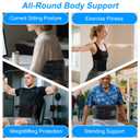 Back Brace for Lower Back  Adjustable Lumbar Support Belt with Breathable Fabric & Lumbar Pad, Fits 3539 Waist, for Men & Women, Ideal for Work, Exercise, Heavy Lifting & Daily Use