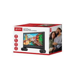 GPX 10' Viewing Area Portable Inflatable Projector Screen, PJSO1404