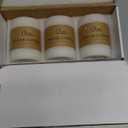 3x6 Inch White Pillar Candles Set of 3 - Decorative Unscented Pillar Candle, Long Burning Dripless Candle for Table Decor, Smokeless Large Pillar Candles for Wedding Table Decor