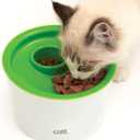 Catit Senses 2.0 Multi Feeder, Interactive Cat Toys (1-Pack, Green)