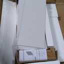 GarveeHome Rattan 5 Drawer Dressers for Bedroom, Tall Dresser with Deep Drawers, Large Chest of Drawers for Closet with Wide Top, Long Wooden Dresser for Living Room, Hallway, Kids Room, White (31.5"D x 16.1"W x 47.2"H (5 Drawers))