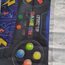 Game Theme Level 8 Birthday Backdrop Video Game Happy 8th Birthday Party Decorations Level Up Theme Boys Kids Birthday Party Supplies(75FT)