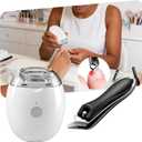 2026 Electric Automatic Nail Clipper & Trimmer an Oblique Nail Clippers Set,LED Light + 3-Speed Electric Nail File Kit with Dust Catcher, Ideal for All Your Nail Care Needs,Home Manicur Pedicure