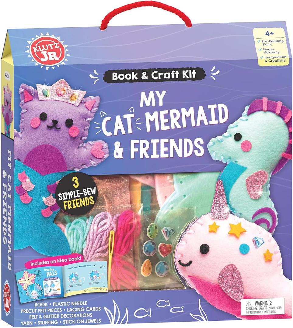 Klutz JR My Cat Mermaid & Friends Arts & Crafts for Ages 5 to 10