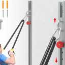 Resistance Band Wall Anchor, Wall Mount Workout Anchors for Home Gym WorkoutsBody Weight Straps, Suspension Training, Exercise,Stretching,Yoga