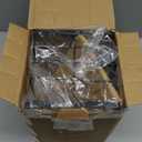 ALOCEO 2 Pack Storage Stackable Kitchen Laundry Organizers with Bamboo Top, Large Trash Bag Holder and Small Garbage Bag Dispenser for Countertop Organization