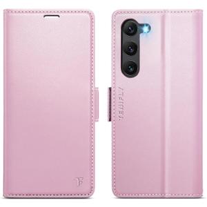 for Samsung Galaxy S23 Plus Case Wallet with RFID Blocking Card Holder, PU Leather Kickstand Protective Flip Phone Cover Fit for Galaxy S23 Plus 6.6", Rose Gold