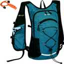 DOJUNS Hiking Backpack Lightweight Travel Backpack 20L Waterproof Hiking Daypacks Camping Backpack for Men Women (Lake Blue)