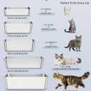 Stainless Steel Litter Box, Metal Cat Litter Box with High Sides, Odor-Free, Non-Stick, Easy to Clean, 17.5"13.6"5.9", Ideal Size for Small to Medium Cats, Litter Tray