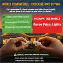 1F-2M Y Splitter Cord for Govee Permanent Outdoor Lights H705 H706 White | Fits H705A/B/C, H706A/B/C; 35% thick connector anti-deform, 22AWG high-purity copper, waterproof, stable sync light signal
