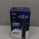 Electric Toothbrush with Water Flosser  3 Sonic Toothbrush Modes & 5 Water Flossing Pressure  Fast Charging & IPX7 Waterproof  Portable Travel Case Included, Black