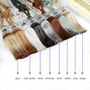 Fenghuangwu Tassel Curtain Tiebacks Handmade Curtain Tie Backs, Elegant Crystal Curtain Holdbacks for Home Office Decor (Charcoal, 4P)