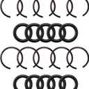 10 Packs 1/2" Impact Wrench Socket Retainer Rings with O-ring, Replacement Parts Compatible with IR, Snap-On, Chicago Pneumatic, Florida Pneumatics, and Air Cat Electric and Pneumatic Air Wrench