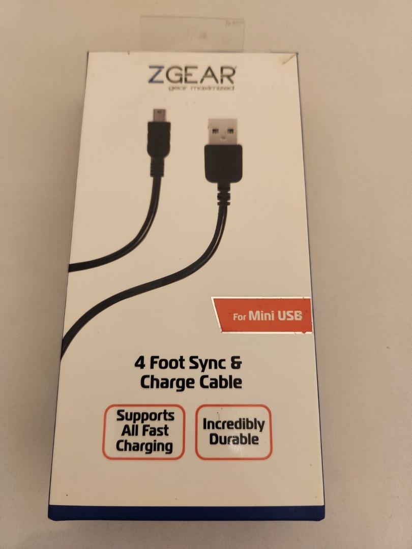 Zgear 4 Foot Sync & Charge Cable For Micro Usb