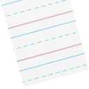 Zaner-Bloser Broken Midline Sulphite Paper, 500 Sheet, Ruled, 10.50-inch x 8-inch, 500/Pack, White PaperPACZP2413