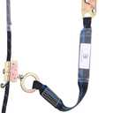 50FT Vertical Lifeline Assembly with Alloy Steel Anti-Panic Rope Grab Snap Hook Shock Absorb Lanyard, Fall Protection Rope Safety Climbing Equipment Roofing Safety Kit, CE ANSI OSHA Rated