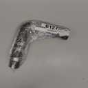 Gasoline Fuel Filler Neck Hose with 4 Hose Clamps,1 1/2 inches Inside Diameter Fuel Hose, Reinforced Gas tank filler hose (90 degree, 1 1/2" ID)