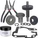 Worm Gear Kit Compatible With KitchenAid Whirlpool 5QT & 6QT Mixer Gear Parts Replacement, Worm Follower Gear Kit 9706529 W11086780 9709511 9703337 9709231