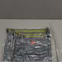 pack all 3 Pcs Water-resistant Material Zipper Pouch Set, Mesh Zipper Bags for Storage, Travel, Office (Gray) (Grey)