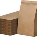 Paper Lunch Bags, Paper Grocery Bags, Durable Kraft Paper Bags, 4 Lb Capacity, Brown Pack of 500 Bags