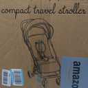 Lightweight Travel Stroller for Baby & Toddlers - Easy Fold & Compact Stroller with Canopy, Storage Basket, Multi-Position Recline & Convenient One-Hand Fold (Grey)