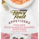 2 x Purina Fancy Feast Appetizers Lickable Grain Free Wet Cat Food Topper Wild Alaskan Salmon Appetizer - (Pack of 10) 1.1 oz. Trays (EXP 01/01/28)