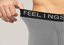Natural Feelings Men's Underwear Coolzone Boxer Briefs for Men Pack Stretch Performance Quick Dry Sports Underwear, L