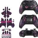 Controller Grips Tape for FLYDIGI Vader 4PRO/Vader 3PRO,Anti-Skid Sweat-Absorbent Controllers Handle Grips - Purple