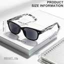 BLOEXCLU 6 Pack Reading Glasses for Women Men Blue Light Blocking Spring Hinge Computer Readers, Anti Eyestrain/Glare
