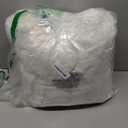 L'AGRATY Faux Fur Throw Blanket: 50" x 60" Luxury Soft Fluffy Thick Rabbit Fur Blankets for Couch Bed Sofa - Cozy Plush Bubble Blankets for Winter: Warm Flannel Fleece Decorative Blanket(Cream White)