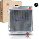4 Row Radiator For 1960-1966 Ford Comet Falcon Ranchero Mustang 260 289 V8 AT MT 60-66 61 62 63 64 65 All Aluminum