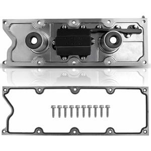 A-Premium Gen III LS1 LS6 Valley Cover Pan Plate, for Chevy Gen3 V8 Gas 5.7L/350 Engine, Cadillac CTS 04-05, Chevy Corvette 04, Pontiac GTO 04, with Gasket and Bolts