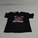 It's My Dad's Birthday Celebration T-Shirt (Black), S