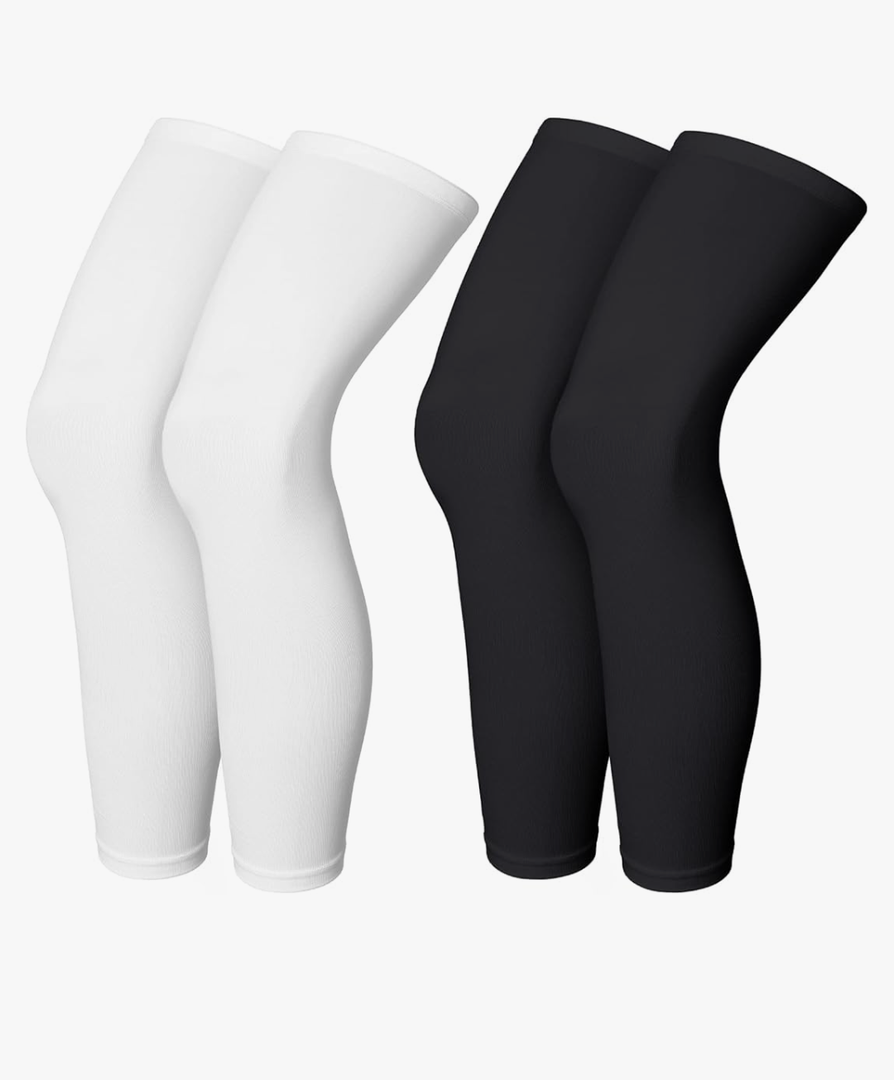 Skylety Compression Leg Sleeve Full Length Leg Sleeves Sports Cycling for Men Women, Running, Basketball Large
