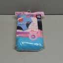 Hanes girls Period Underwear Boxer Briefs, Comfort Period Boxer Brief Panties for Girls, Moderate Protection (18, Boyshort - Pink/Blue/Black - 4 Pack)