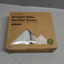 KeaBabies 2-Pack Hooded Baby Towels for Newborn - 30x30 Soft & Absorbent Viscose from Bamboo Baby Bath Towels with Hood for Infant, Toddler,Kids,Boys Girls,Newborn Bath Essentials (Sage, Petite)