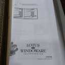 Lotus & Windoware Cordless, 2 Inch Faux Wood Blind, 70.5" Wide x 48" Long, Window Blinds, Blinds & Shades, Blinds for Indoor Windows, Embossed, Bright White